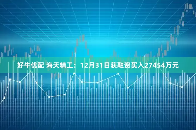 好牛优配 海天精工：12月31日获融资买入27454万元